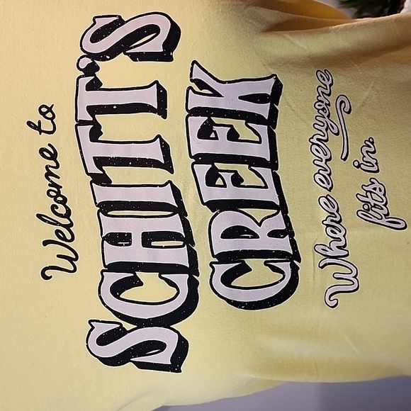 Torrid - Schitt's Creek Classic Fit Cotton Crew Tee in Sundress Yellow​​​​​ - Picture 4 of 13